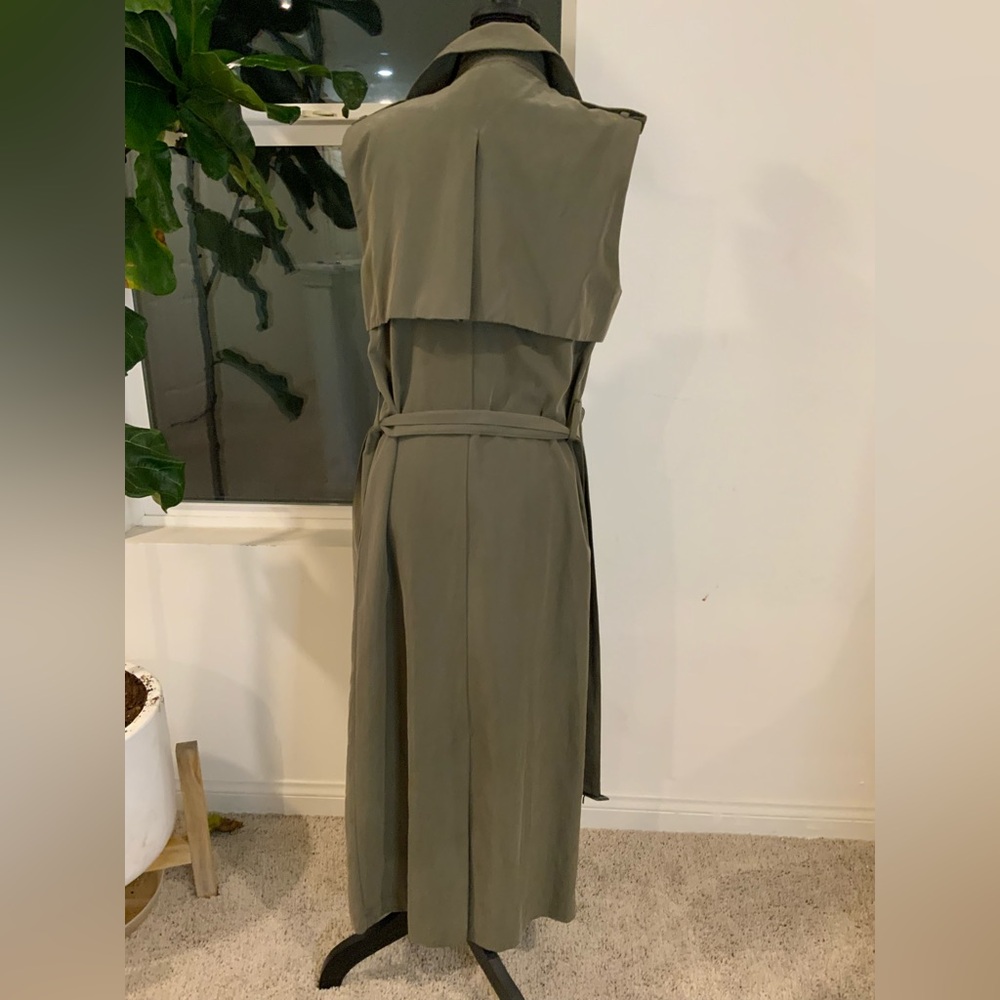 BCBG Sleeveless Trench Coat XS - Picture 2 of 5